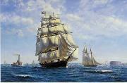 unknow artist Seascape, boats, ships and warships. 111 oil painting picture wholesale